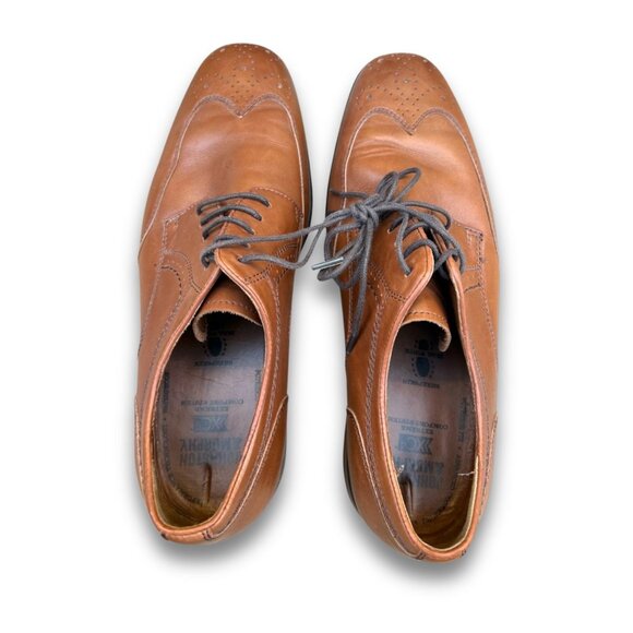 Johnston & Murphy Mens Brown Oxford Dress Shoes Size 8.5 Leather Uppers main image 8